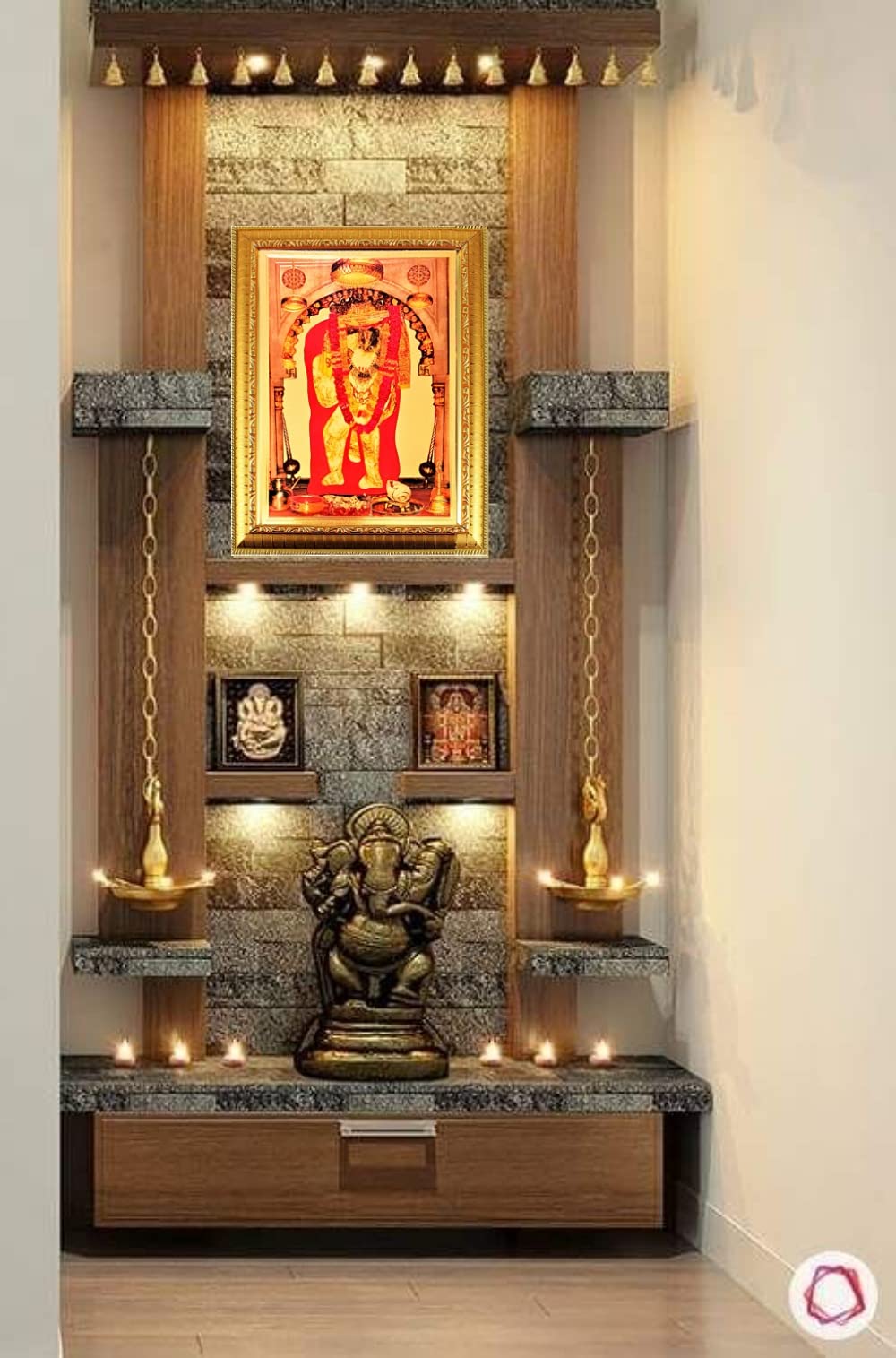 Suninow Mehndipur Balaji Photo Frame For Pooja | Hindu Bhagwan Devi Devta Photo | God Photo Frames | Wall D?Cor Photo Frame | Ph